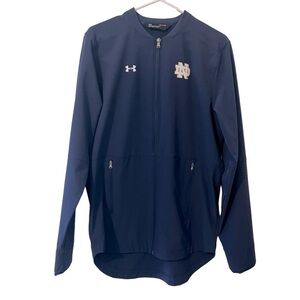 Notre Dame Fighting Irish Under Armour Jacket Navy Men's Small